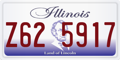 IL license plate Z625917