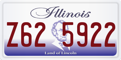 IL license plate Z625922