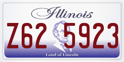 IL license plate Z625923