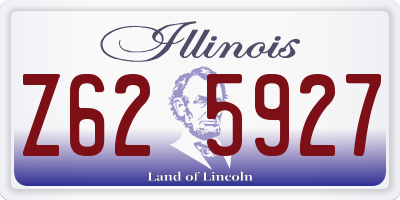 IL license plate Z625927