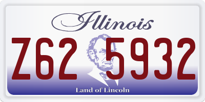 IL license plate Z625932