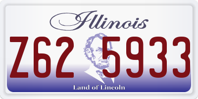 IL license plate Z625933