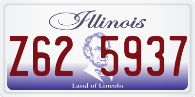 IL license plate Z625937