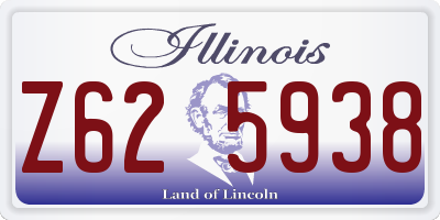 IL license plate Z625938
