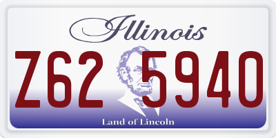 IL license plate Z625940