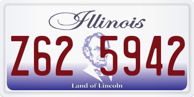 IL license plate Z625942