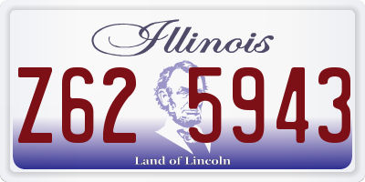 IL license plate Z625943