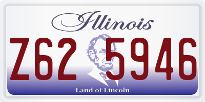 IL license plate Z625946