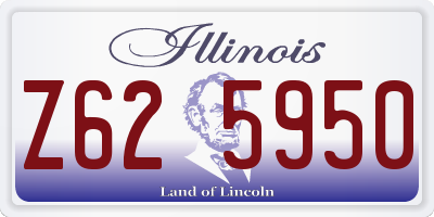 IL license plate Z625950