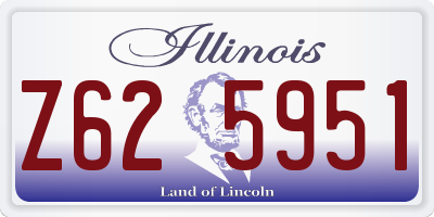 IL license plate Z625951