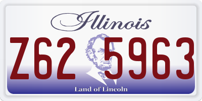 IL license plate Z625963