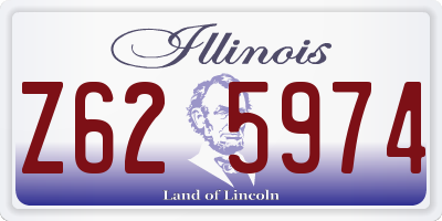 IL license plate Z625974