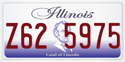 IL license plate Z625975