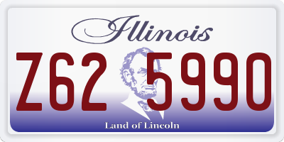 IL license plate Z625990
