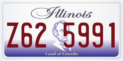 IL license plate Z625991