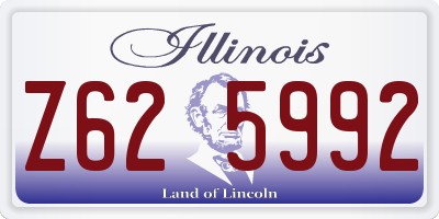 IL license plate Z625992