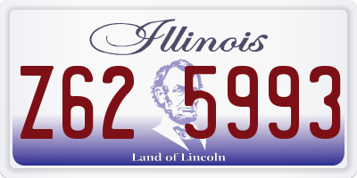 IL license plate Z625993