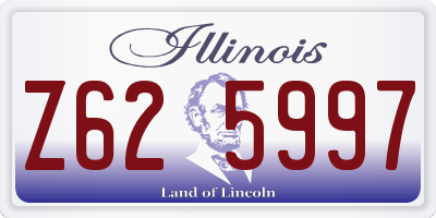 IL license plate Z625997
