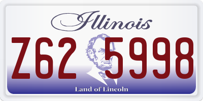 IL license plate Z625998