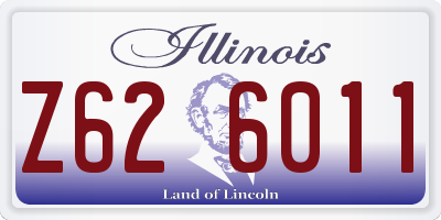 IL license plate Z626011