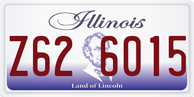 IL license plate Z626015