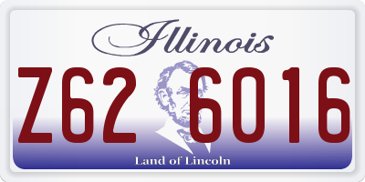 IL license plate Z626016