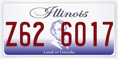 IL license plate Z626017