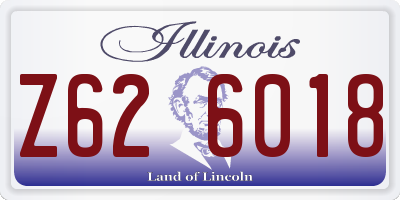 IL license plate Z626018
