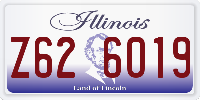 IL license plate Z626019