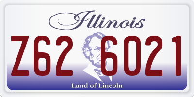 IL license plate Z626021