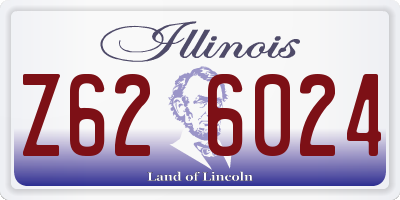 IL license plate Z626024