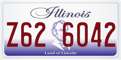 IL license plate Z626042