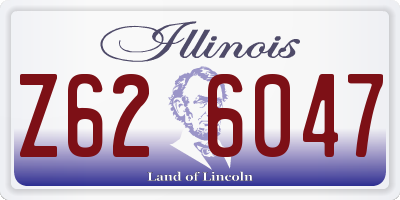 IL license plate Z626047