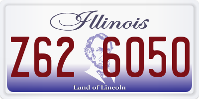 IL license plate Z626050