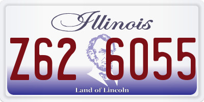 IL license plate Z626055