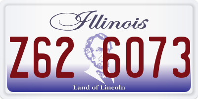 IL license plate Z626073