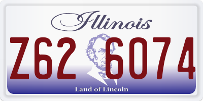 IL license plate Z626074