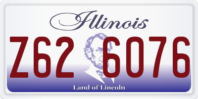 IL license plate Z626076