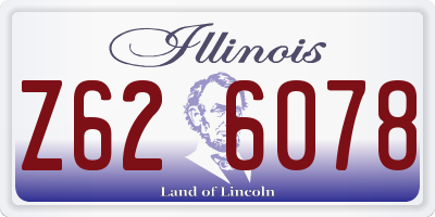 IL license plate Z626078