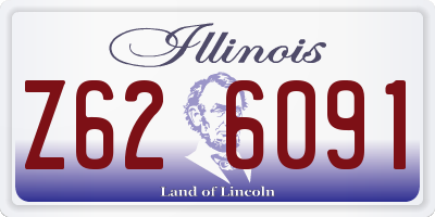 IL license plate Z626091