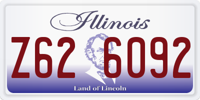 IL license plate Z626092