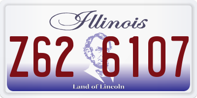 IL license plate Z626107