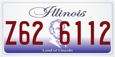 IL license plate Z626112