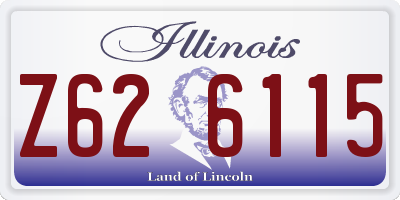 IL license plate Z626115