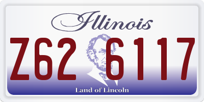IL license plate Z626117