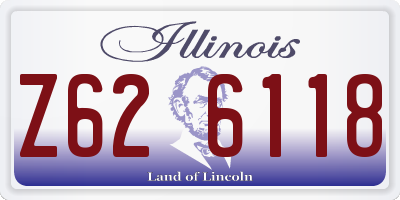 IL license plate Z626118