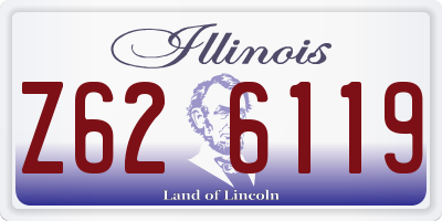 IL license plate Z626119