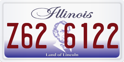 IL license plate Z626122
