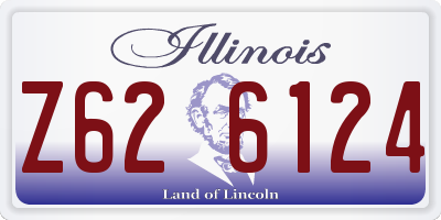 IL license plate Z626124