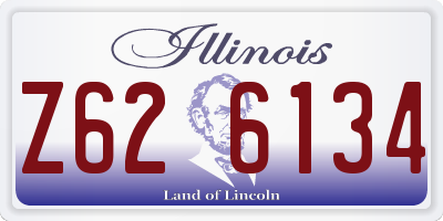 IL license plate Z626134